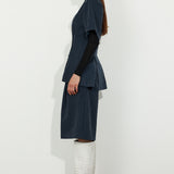 Short Sleeve Jacket Navy