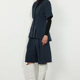 Short Sleeve Jacket Navy
