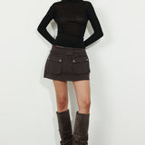 Double Pocket Mini Skirt