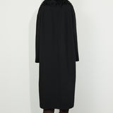Overcoat with Detachable Collar
