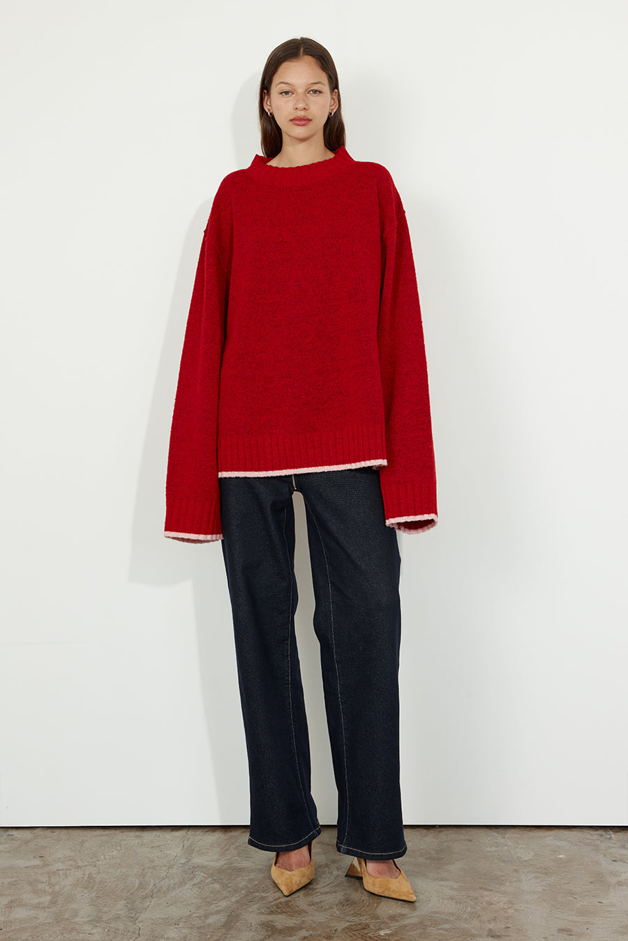 Oversized Knit Red – LEM