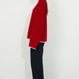 Oversized Knit Red