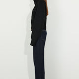 High Neck Knit Black