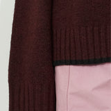 Oversized Knit Aubergine