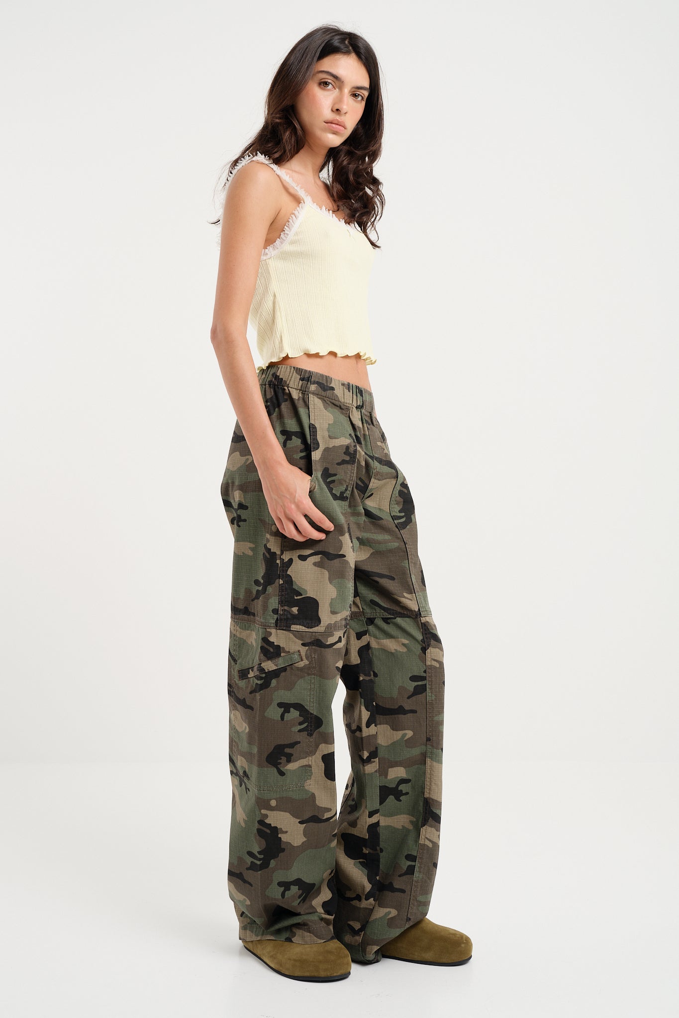 Ribbed Bow Singlet Butter