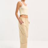 Ribbed Bow Singlet Butter