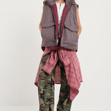 Reversible Check Vest