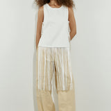 Fringe Top White