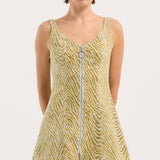 Printed Zebra Dress