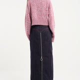 High Neck Knit Multi