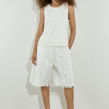 Fringe Top White