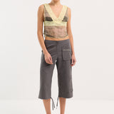 Cargo Capri Grey