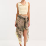 Contrast Stitch Skirt