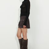 Double Pocket Mini Skirt