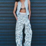 Versatility Pant Blue Camo