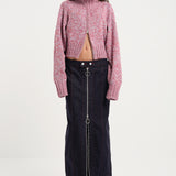High Neck Knit Multi