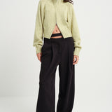 High Neck Knit Lime