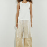 Fringe Top White