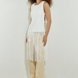Fringe Top White