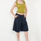 Frill Top Olive