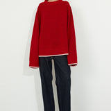 Oversized Knit Red