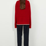 Oversized Knit Red