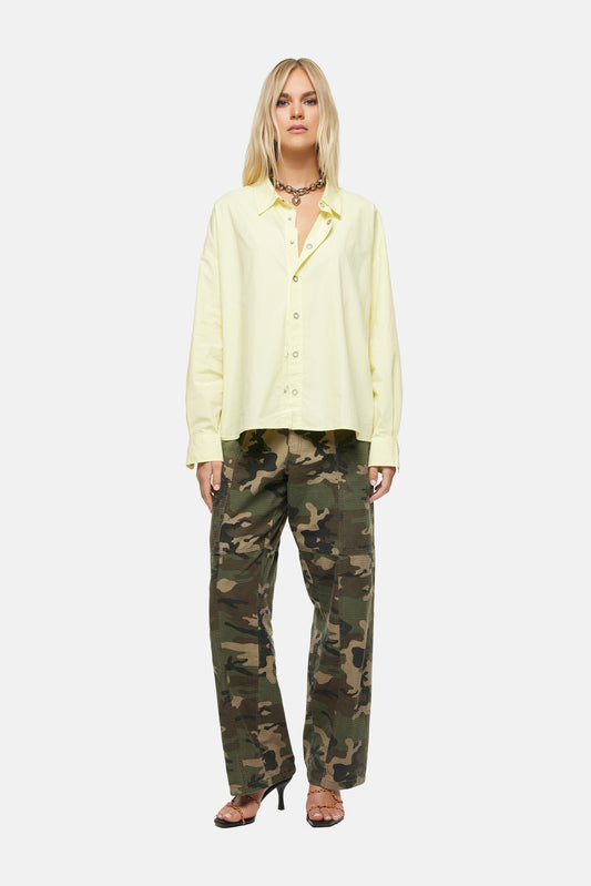 Boxy Shirt Chartreuse